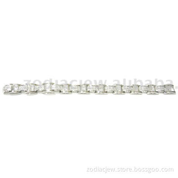 925sterling silver bracelet with CZ setting